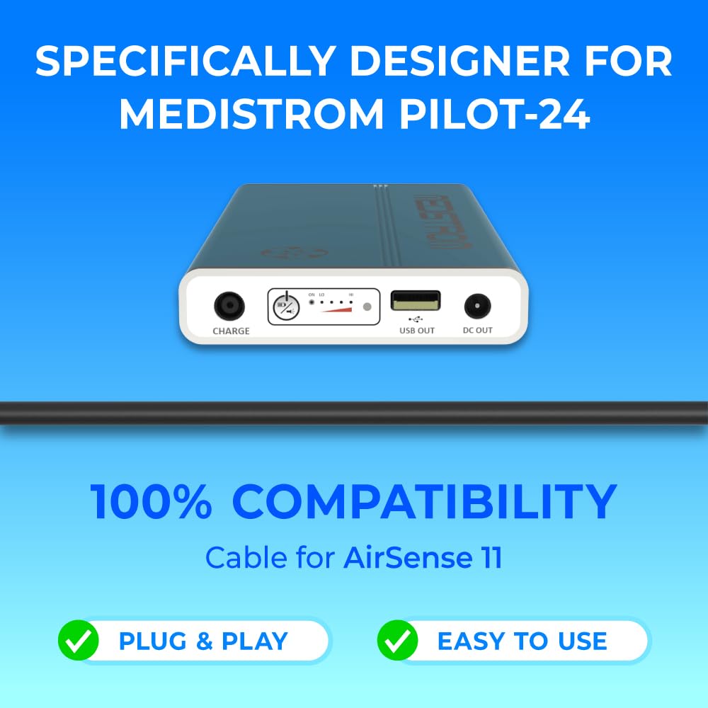 Amazon.co.jp: ResMed AirSense 11 ケーブルキット Medistrom Pilot-24